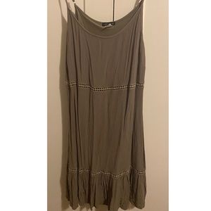 Venus Olive Midi Sundress